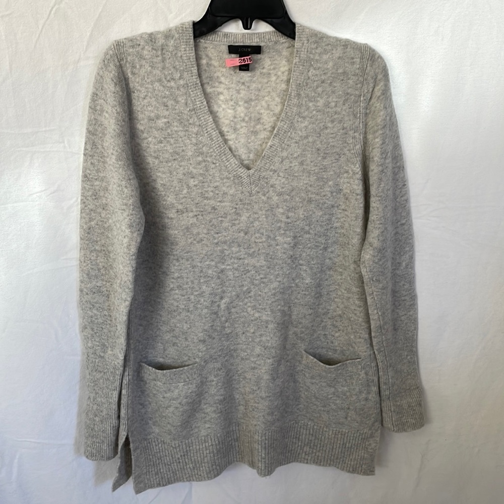 J. Crew Grey Wool Sweater